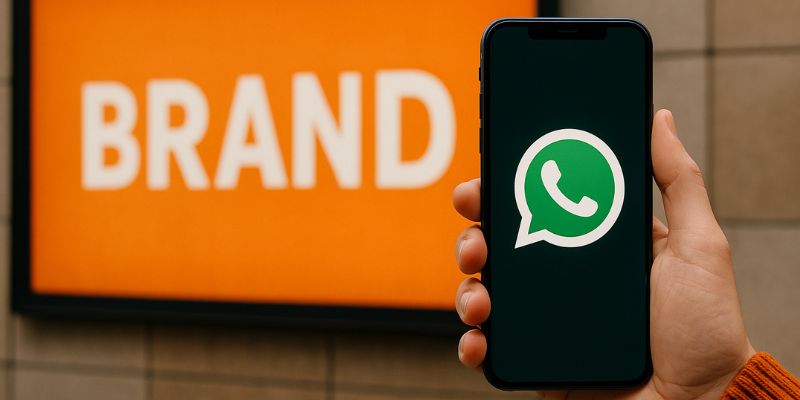 Using WhatsApp to increase brand awareness through consistent messaging and visual presence.