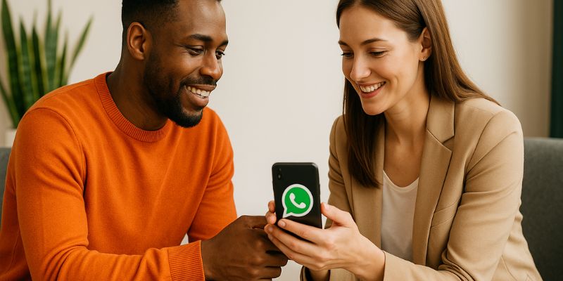 Building long-term customer relationships using WhatsApp communication