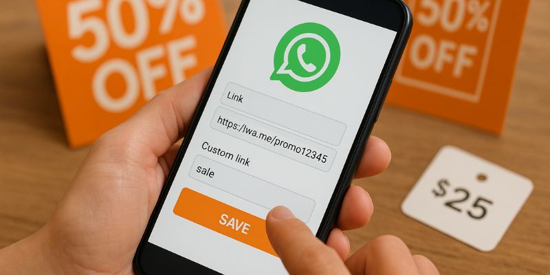 Customizing WhatsApp short links for promotional campaigns and personalized offers