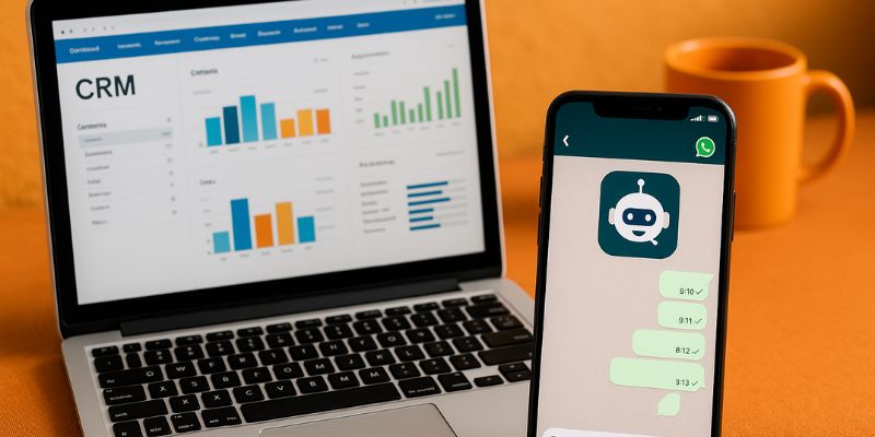 Integrate chatbots with CRM platforms via WhatsApp to streamline customer communication