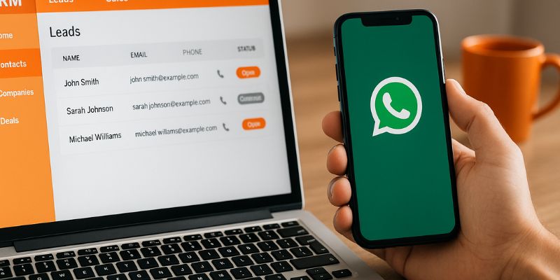How to integrate WhatsApp with CRM systems to improve team productivity