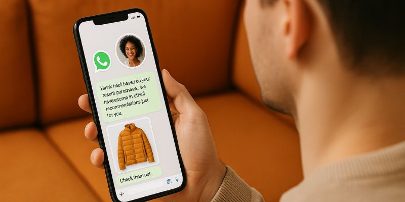 Using WhatsApp to enhance personalized marketing by delivering tailored product recommendations.