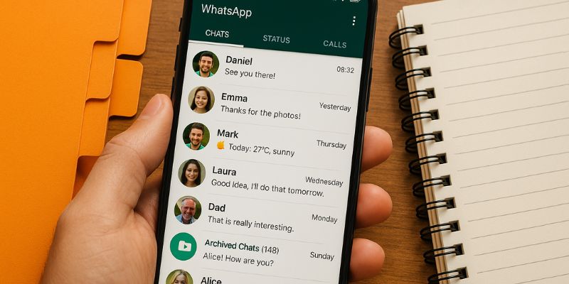 Store and organize chats and messages on WhatsApp to streamline communication and access
