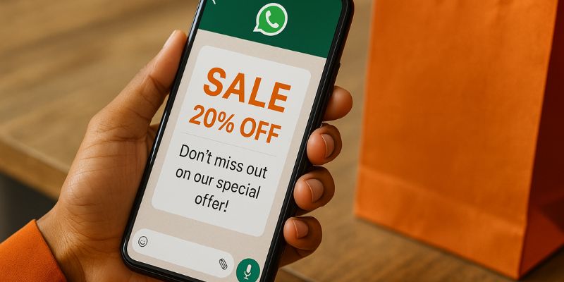 Using WhatsApp to involve customers in exciting promotions and offers